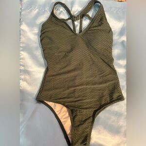 Kona Sol Dark Green Swimsuit